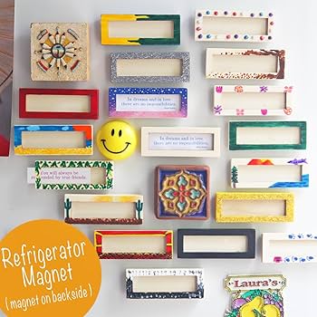 Buy Wooden Frame for Fortune Cookie Slip, Fridge Magnet, 2 Pack